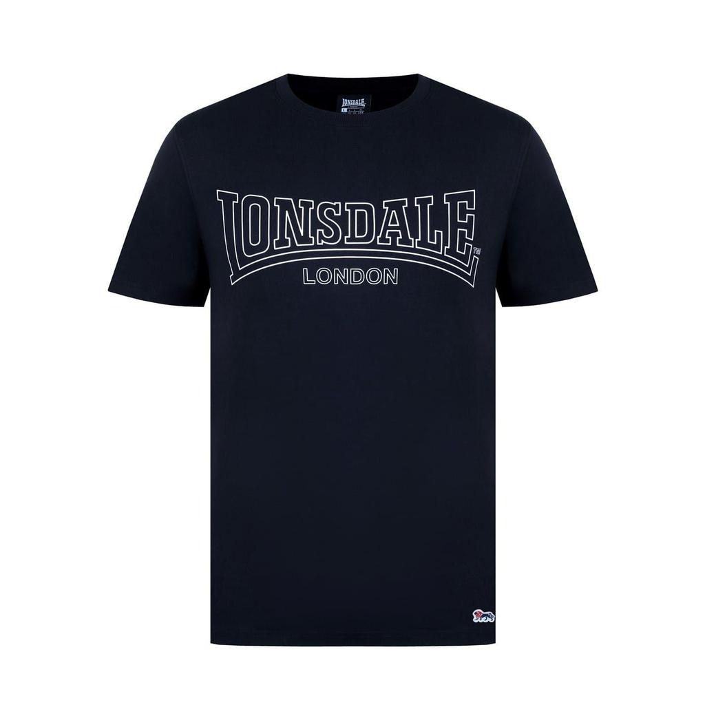 Lonsdale Mens Geometric Logo T-Shirt