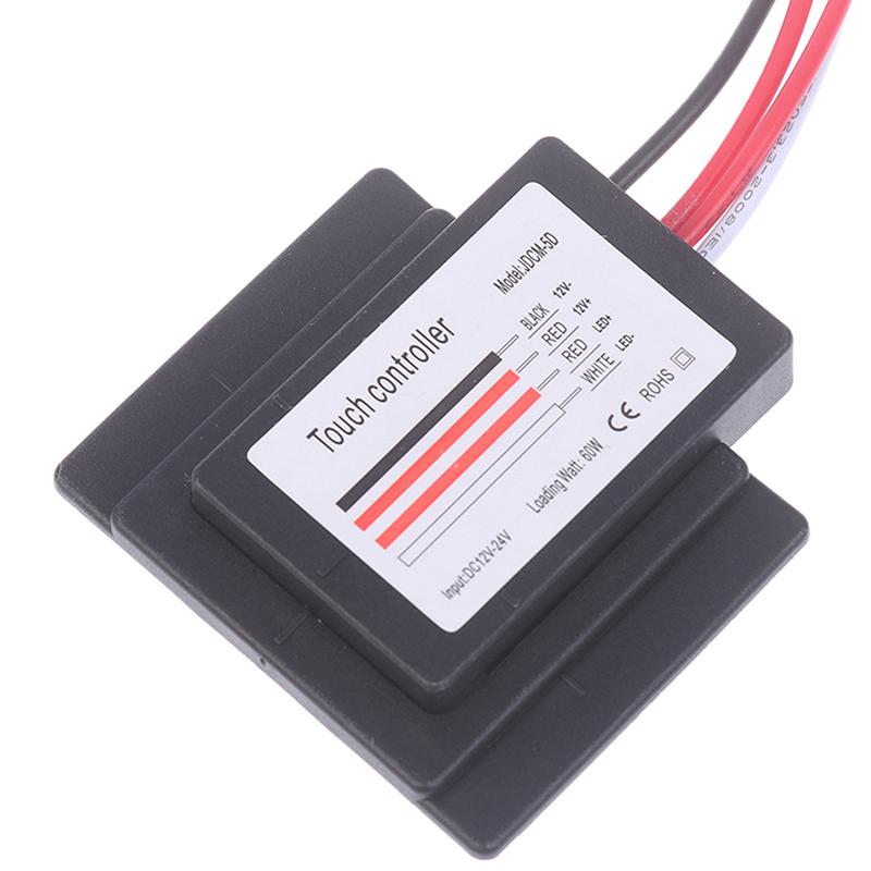 1 шт. Светодиодный диммер Вкл/Выкл Одинарный Двойной CCT Контроллер Цвета для Светодиодной Ленты Лампа для Зеркала в Ванной Встроенный Сенсорный Выключатель