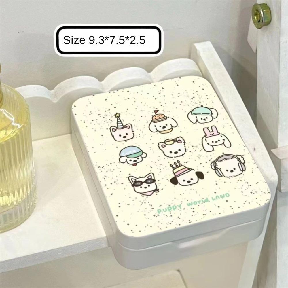 Kpop фотокарточки железный ящик для хранения милый мультяшный кот канцелярские принадлежности наклейки лента ящик для хранения