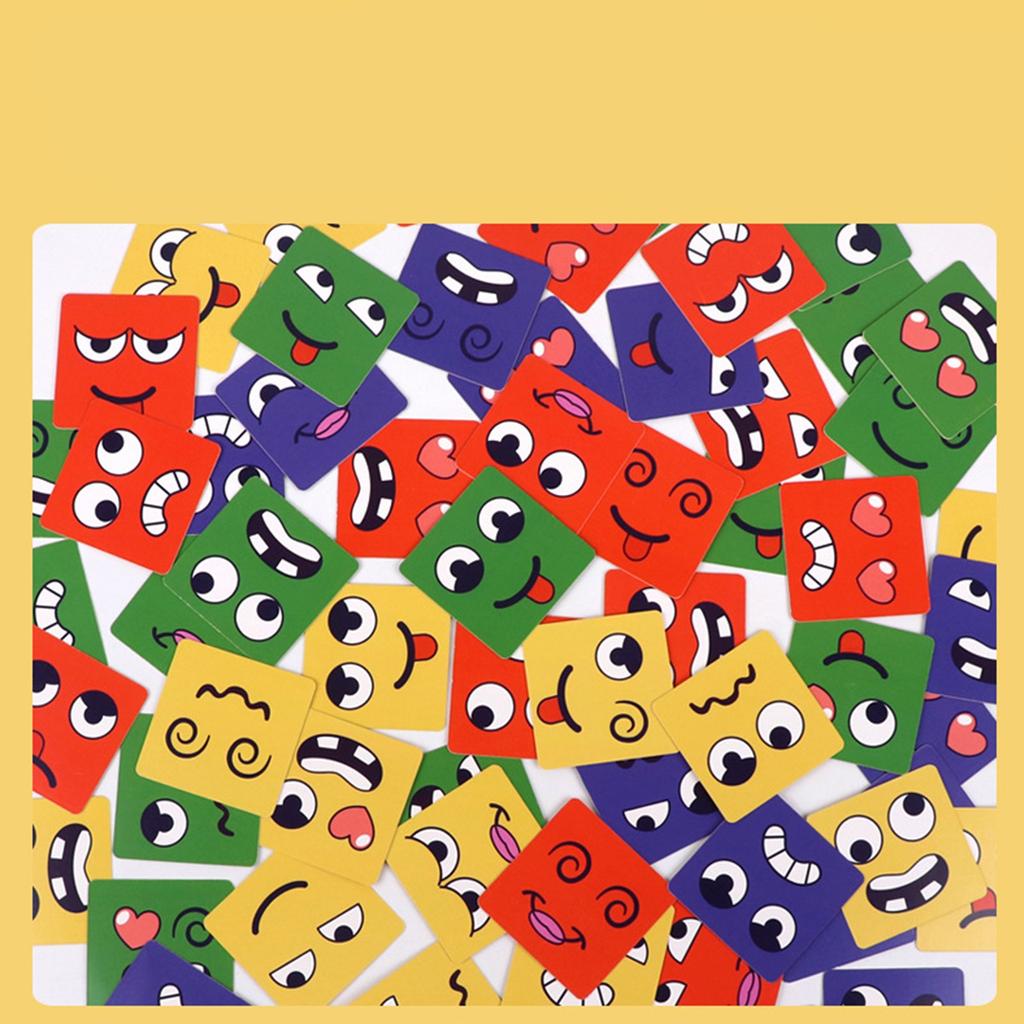 Face-changing Children's Early Educational Toys Parent-child Interactive Fun Tabletop Game