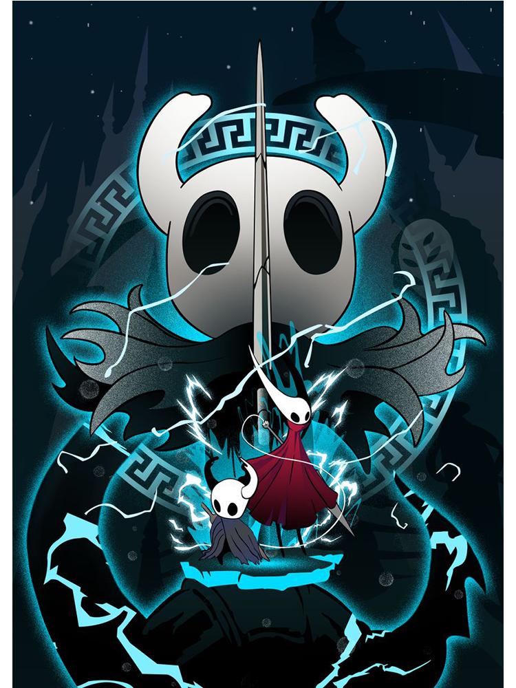 Videogame Hollow Knight Posters Prints Canvas Painting Anime Game Wall Picture For Modern Kids Room Home Decoration