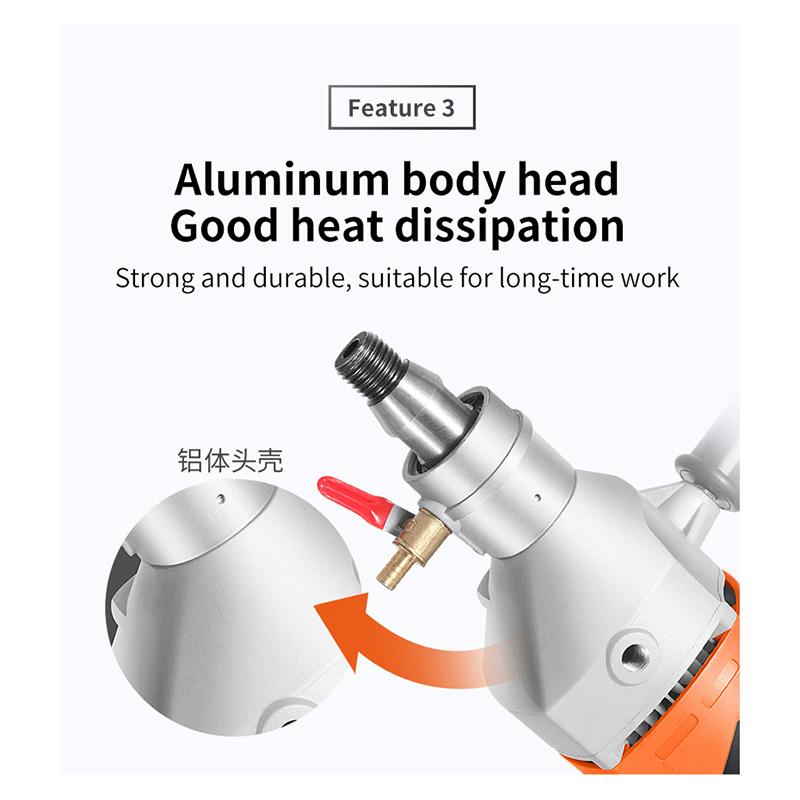 4300 Вт Электрическая алмазная дрель для кернового бурения Бетонная машина для кернового бурения Сухая Мокрая Инженерная Крутящая Дрель Алмазная дрель для кернового бурения