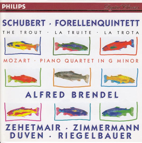 CD-диск F. ШУБЕРТ - Форель Квинт/и т.д./Брендель/и т.д. Ph 4460012 Philips Digital 1995 Германия Классика Б/у