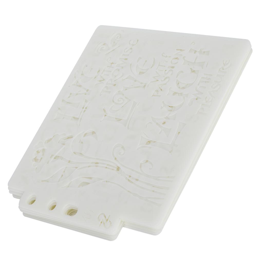 16 шт. шаблон для рисования, полый, точечный рисунок, отвал, буква, узор, декоративная карта