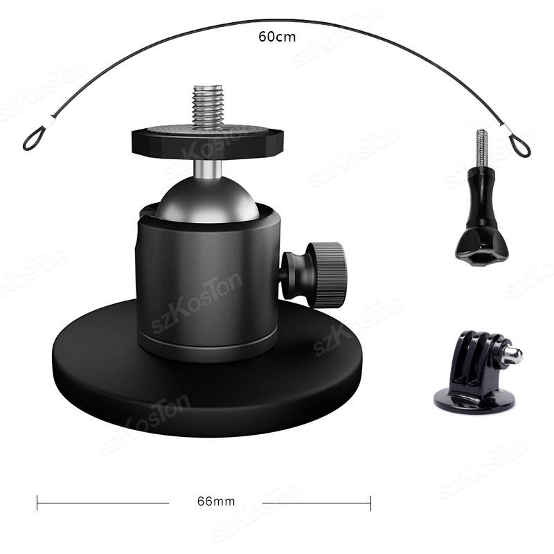 Metal Strong Magnetic Car Suction Cup Mount Camera Holder for GoPro 13 12 11 10 9 Insta360 X4 X3 GO 3S DJI OSMO Action 5 Camera