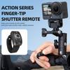 Lightweight Finger Shutter Remote for DJI Osmo Action 6/5Pro/4/3 Action Camera Accessories