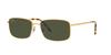 Солнцезащитные очки RB3717 Legend Золотая линза 57 Ray-Ban Оправа/Зеленый