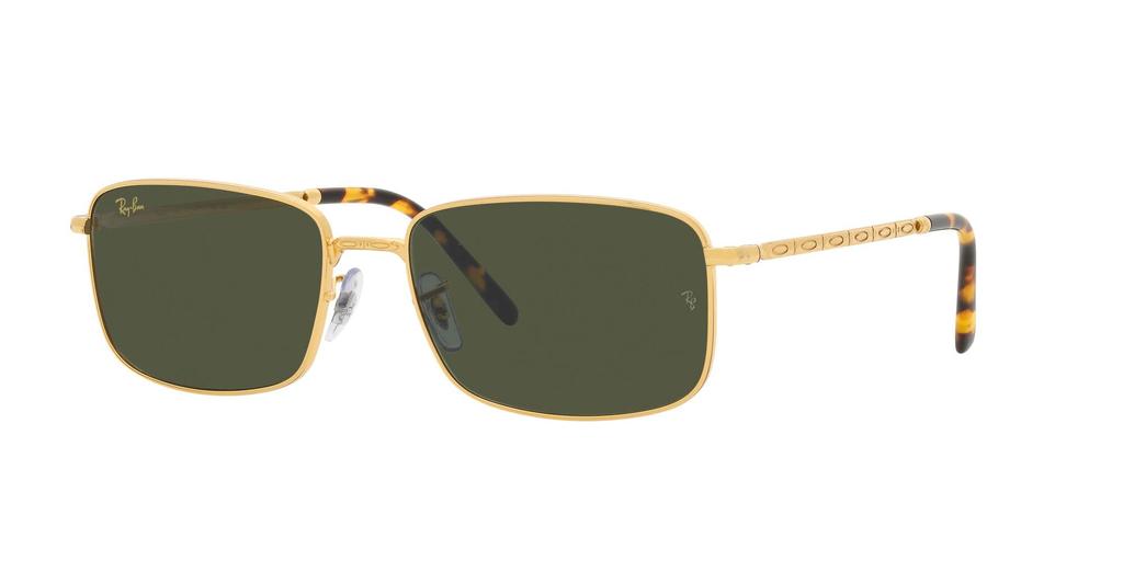 Солнцезащитные очки RB3717 Legend Золотая линза 57 Ray-Ban Оправа/Зеленый