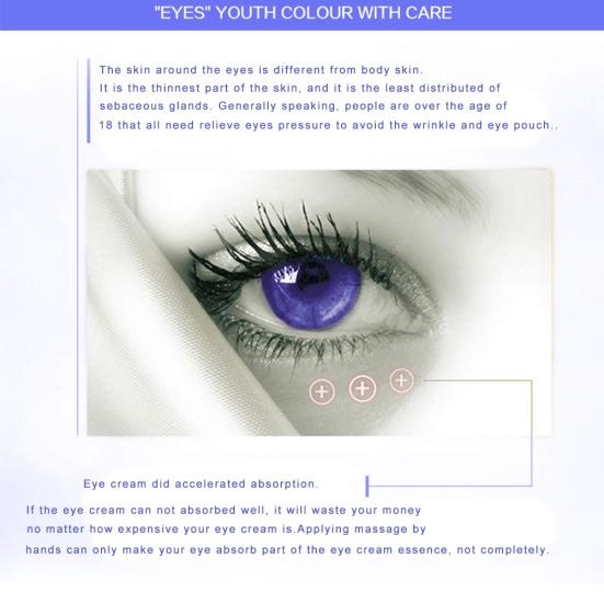 Электрический вибрационный массажер для удаления морщин под глазами и темных кругов, косметический инструмент