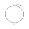 Point Dew Silver White Anklet Tassvw06784M-3