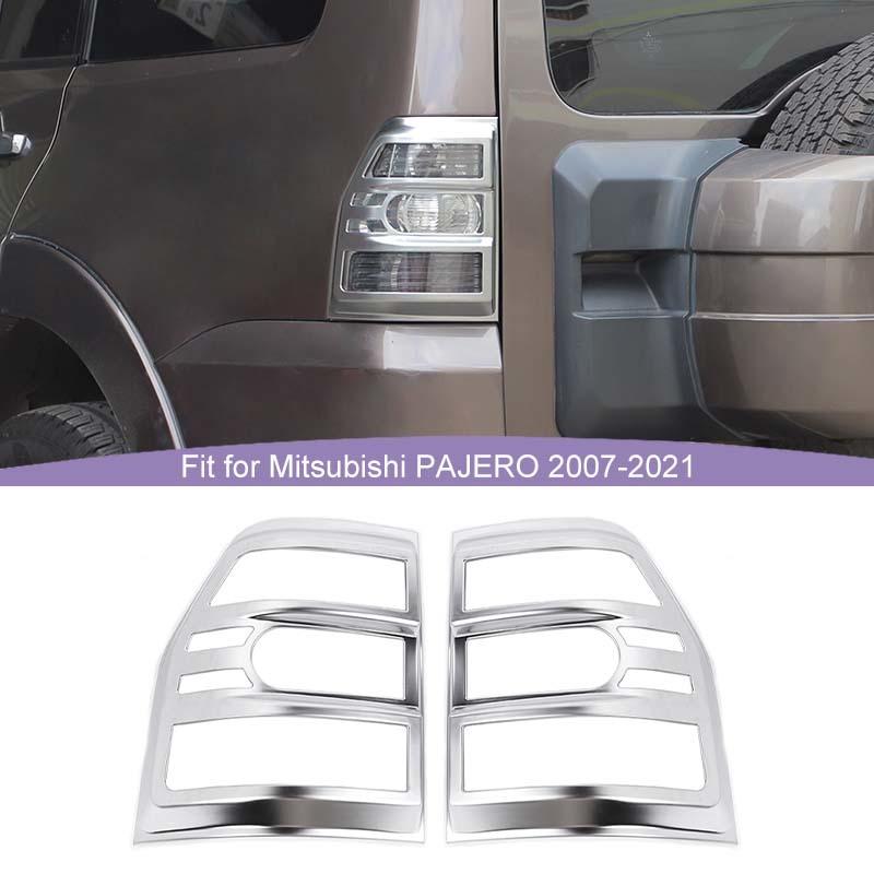 Декоративные накладки на задние фонари автомобиля Mitsubishi PAJERO 2007-2021, защитные наклейки для экстерьера автомобиля.