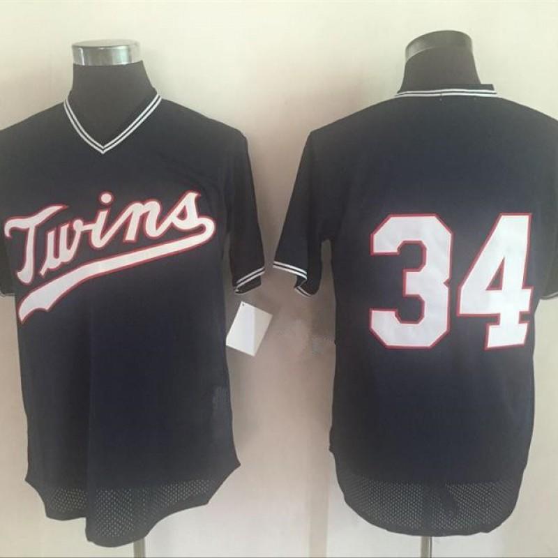 Vintage Minnesota Twins Baseball Jersey Unisex Embroidered Sport Shirt Cotton Blend Casual Wear