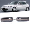 2 шт. для автомобиля Honda динамические указатели поворота боковые огни желтый свет с прозрачной оболочкой для Civic EK9/EJ9 1995-2000 12 В