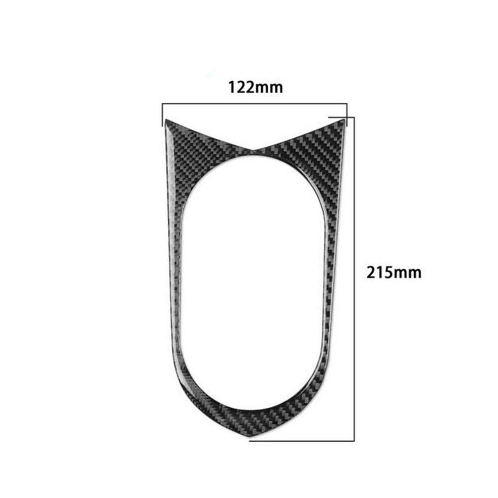 Carbon Fiber Interior Center Console Cup Holder Cover For Cadillac ATS 2013-2019