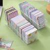 Transparent Stationery Finishing Box Plastic Sticky Note Sorting Box Earphone