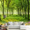 Any Size Mural Wallpaper 3D Nature Scenery Green Tree Wall Paper Living Room TV Sofa Background Wall Murals Decor