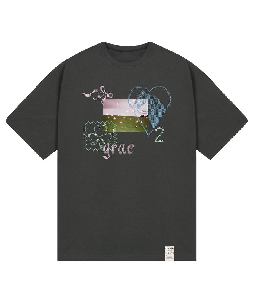 GRAVER [Unisex]Dreamy Short Sleeve T-Shirt_3Color
