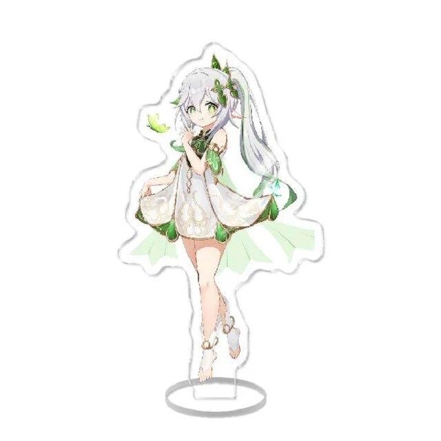 Аниме Genshin Impact фигурки NAHIDA травяной бог Насита прозрачный акриловый бренд GENSHIN вокруг новой живописи подарки