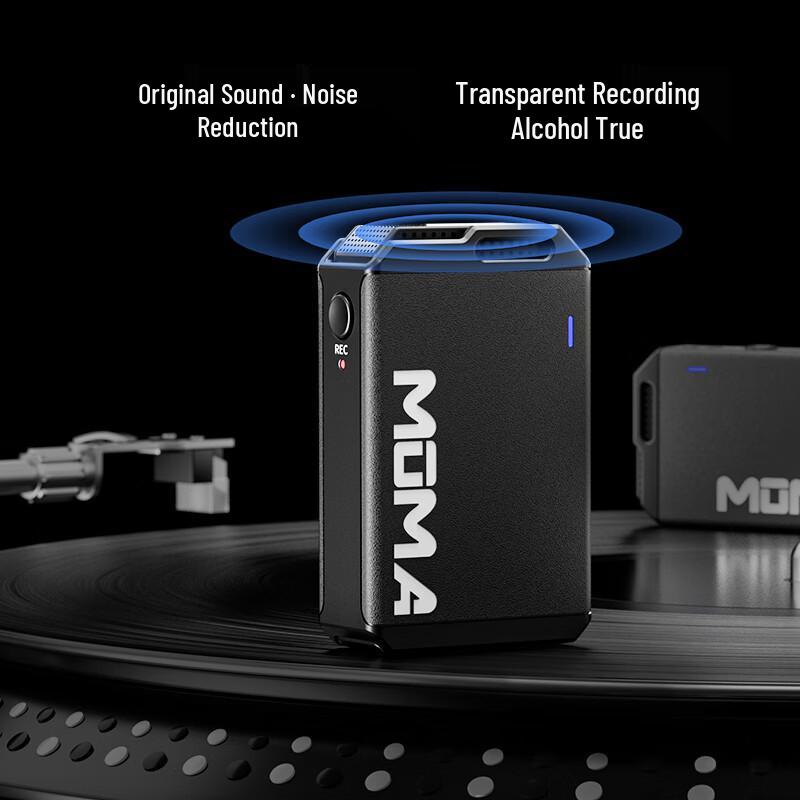 MOMA LarkMax 2-в-1 Беспроводной петличный микрофон для DSLR и телефона, для влогинга
