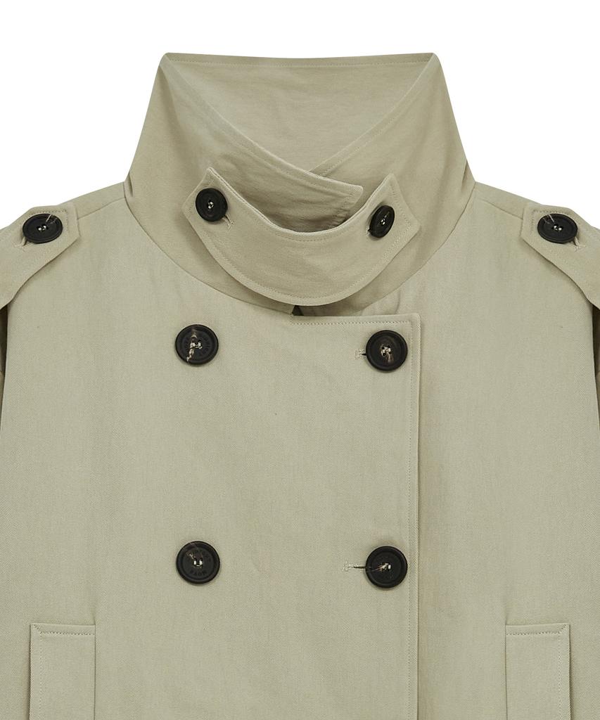 MIDNIGHT MOVE Sh Trench Coat (Beige)