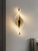Luxury LED Modern Acrylic Gold/Black Wall Sconce,Hallways,Bedroom Night light,Outdoor Interior Lighting Wall Lamp Home Decor