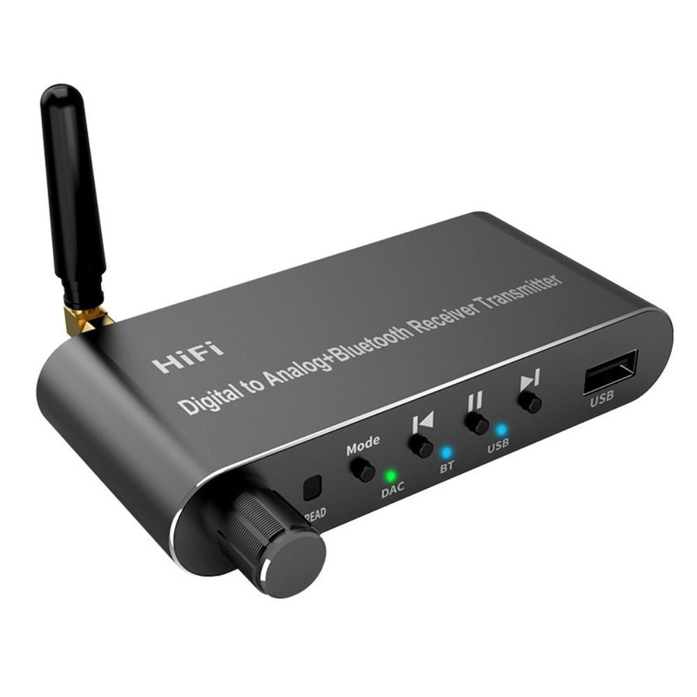 with Bluetooth 5.1 Receiver Digital to Analog Audio Converter  TV, Gaming, CD Player, MP3