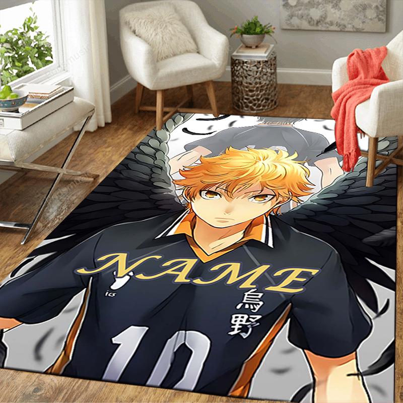 Custom 1Pc Volleyball Spirit Exhibition Rug Office Carpet Indoor Outdoor Entrance Doormat Nonslip Soft And Comfortable Living Room D49152