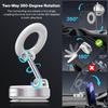 360° Rotating Vacuum Magnetic Car Phone Holder New Model Dashboard Glass Mount Multi-Scenario Automotive Navigation Stand