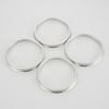 Make Your Car Stand Out Aluminum Hub Centric Rings  4pcs Set  64 1mm Car To 73 1mm Wheel Bore  Silver Color  Unique Appearance