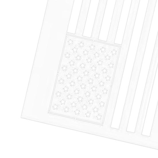 6Pcs American Flag Stencil Set Reusable Plastic Templates for DIY Crafts Painting On Wood Fabric Wall 3 Sizes Craft Stencil Kit for Patriotic Decor