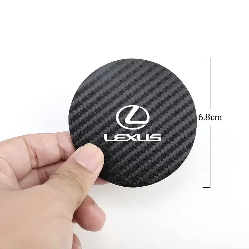 2026 Горячие Внутренние Наклейки Для Lexus GX470 LS400 LX470 LX570 RC350 UX250h ES350 RX450h 2 шт. Автомобильный Держатель Стакана Противоскользящая Вставка Подставка