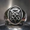 Satan Lucifer Demon Men's Domineering Hand Jewelry Ring