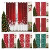 Christmas Curtains For Living Room Blackout Curtain For The Bedroom Aesthetic Decoration Snowflake Drapes Para La Sala 2panels