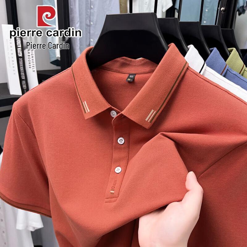 Pierre Cardin Мужская летняя рубашка-поло в стиле business casual