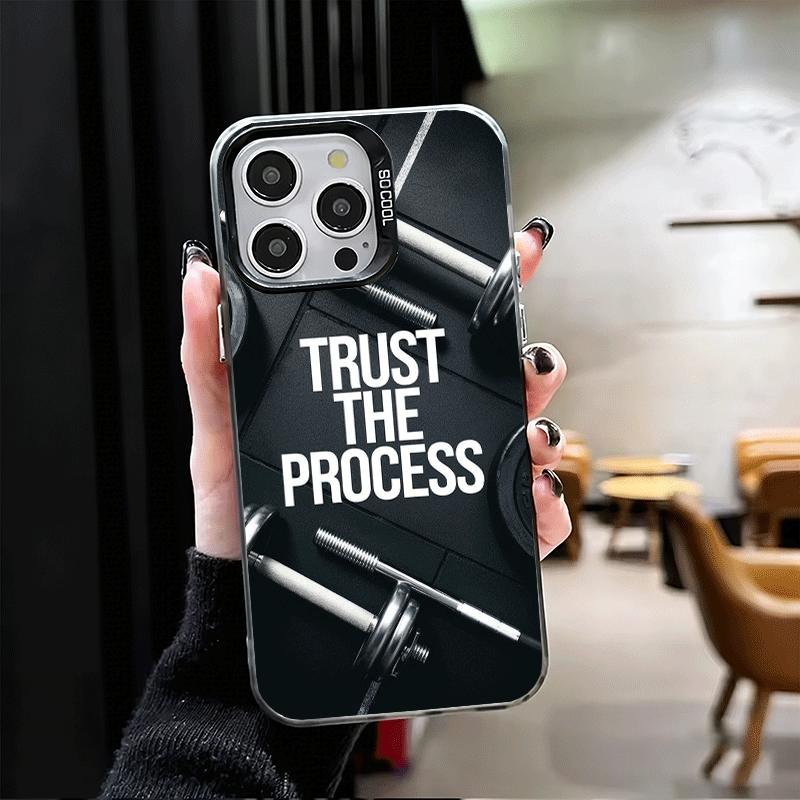 Спортивный режим Фитнес Бодибилдинг Мягкий чехол для телефона для iPhone 15 16 17 Pro Max 17Air 16E 14 Plus 13 12 Mini Ударопрочный чехол Задняя сторона