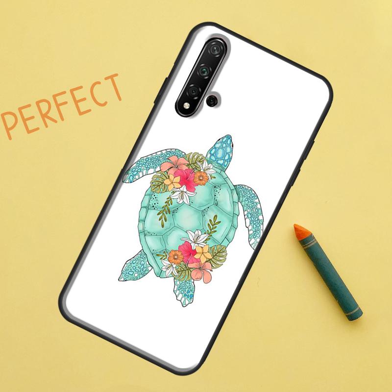 Чехол с морской черепахой для Huawei Nova 10 9 SE 11 Pro 12i 11i 8i Y60 Y70 Y90 Y61 Y91 Y72 Y73 P20 P40 P30 Lite