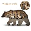 Brown Bear Decor Universal Eco-friendly Compact Forest Elk Ornament Crafts for Xmas