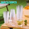 Food Grade Transparent Aviation Cup 200ML Cold Drinks Cups Disposable Water Cup  Camping