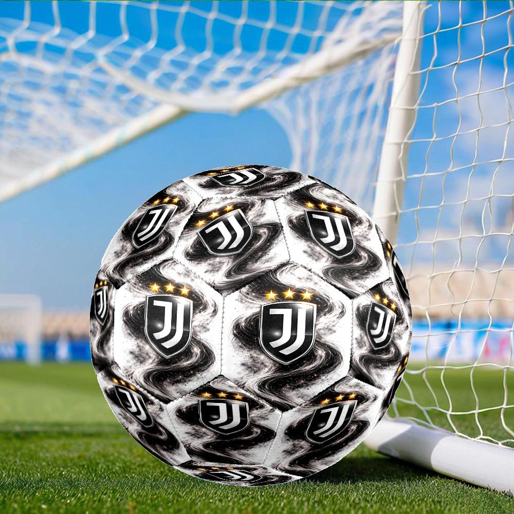 Juventus Endless Passion Soccer Ball Size 5 Soccer Ball, Machine-stitched, Soft and Comfortable, Suitable for Training and Matches Fan Gift
