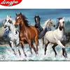 Алмазная картина животное лошадь домашнее украшение вышивка крестом полная дрель квадратная вышивка