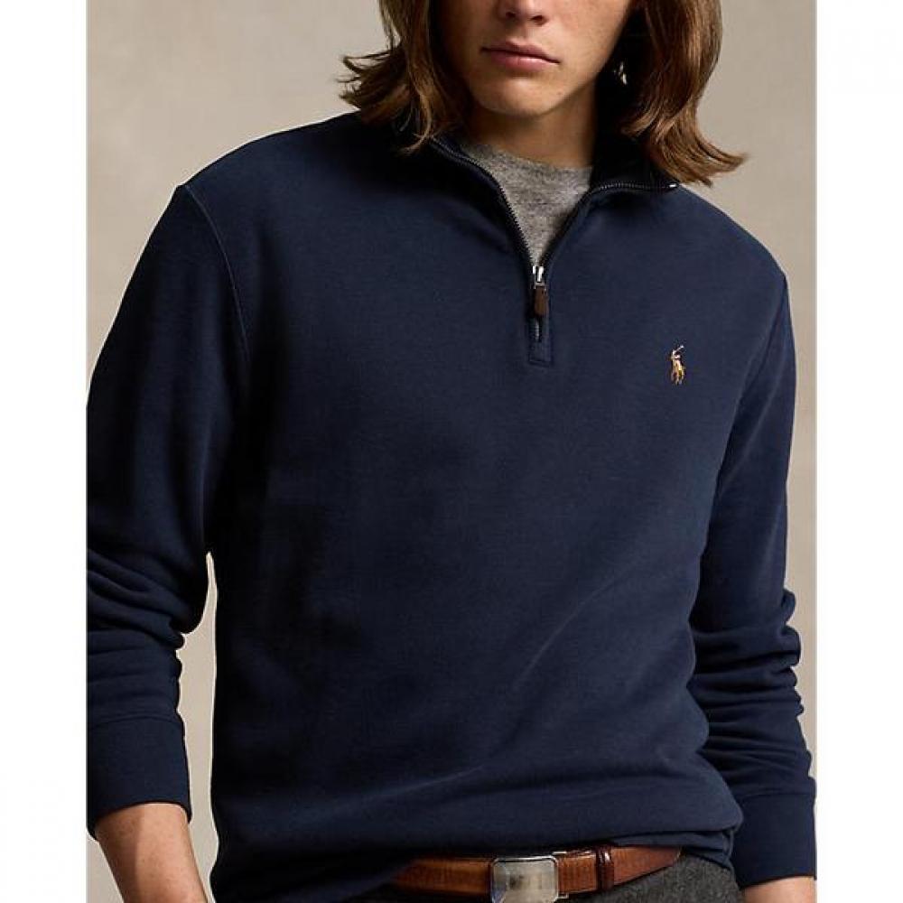 Polo Ralph Lauren Мужской пуловер с воротником-молнией и рубчиком S eState Mnpokni16821059410
