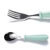 Набор столовых приборов для кормления детей Детская утварь Нержавеющая сталь Столовые приборы для малышей Мультяшная детская еда Ложка Вилка для кормления