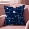 The Starry Sky Cushion Cover MultiScene Pillow Cover for Home  Car  Reversible Soft  Durable for Daily Use