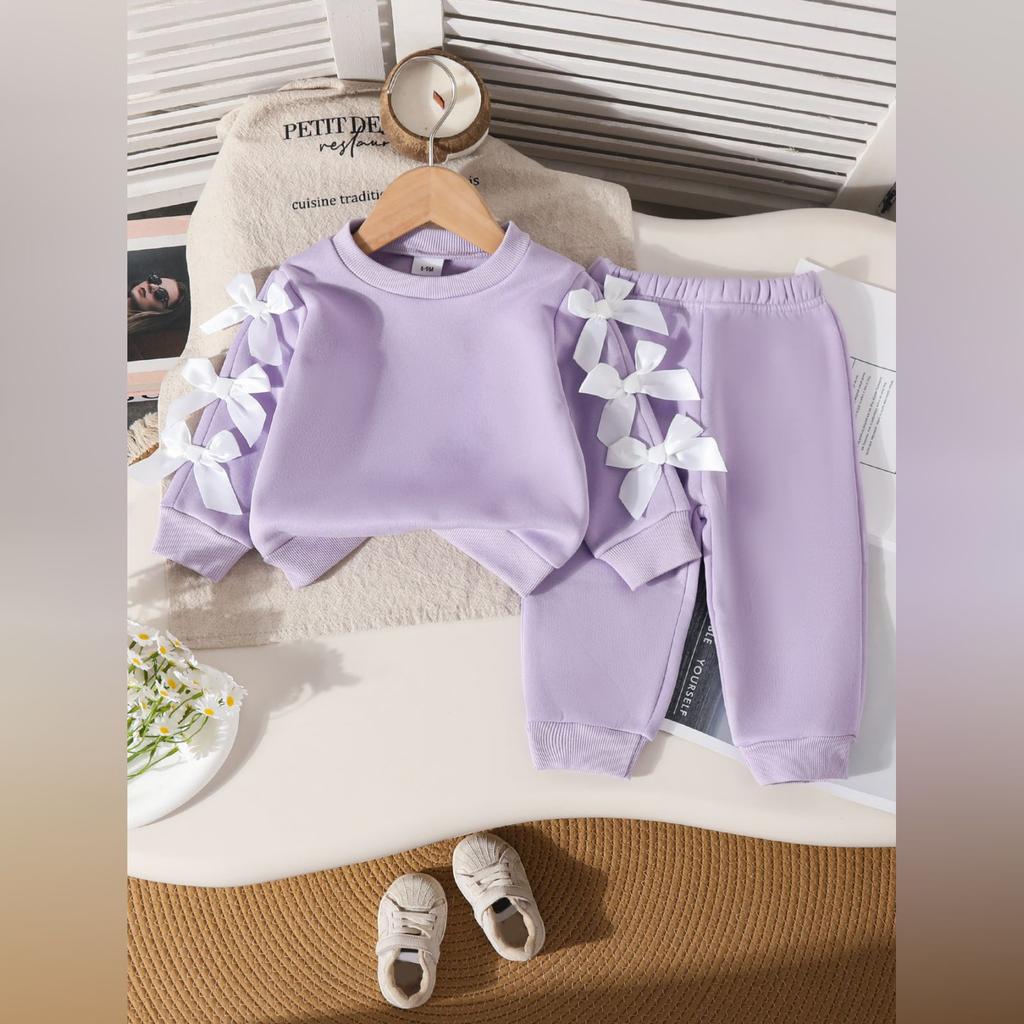 Kids' Long-Sleeve Top Set - Casual, Stylish & Versatile Children's Outfit