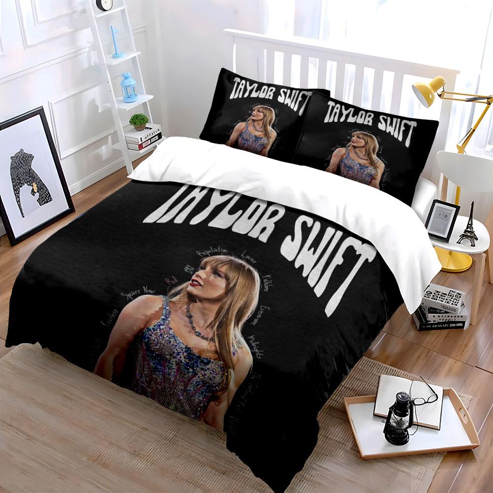 Pop Star Print Bedding Set Bedding Duvet Cover Set Duvet Cover Pillowcases (1*Duvet Cover 2*Pillowcases, without duvet insert)
