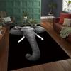 3D-печатный африканский слон Крупным планом Животные Коврики для спальни Домашний декор Игровые коврики Ковры для гостиной Нескользящие напольные коврики