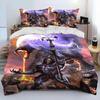 He Man The Masters Of The Universe Комплект постельного белья для мальчиков и девочек, двуспальный, пододеяльник, наволочка, кровать для детей и взрослых