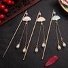 Headgear Long Tassel Zinc Zinc Alloy Hair Accessory Chinese Style Hairpin Cheongsam Headwear Women Hair Stick
