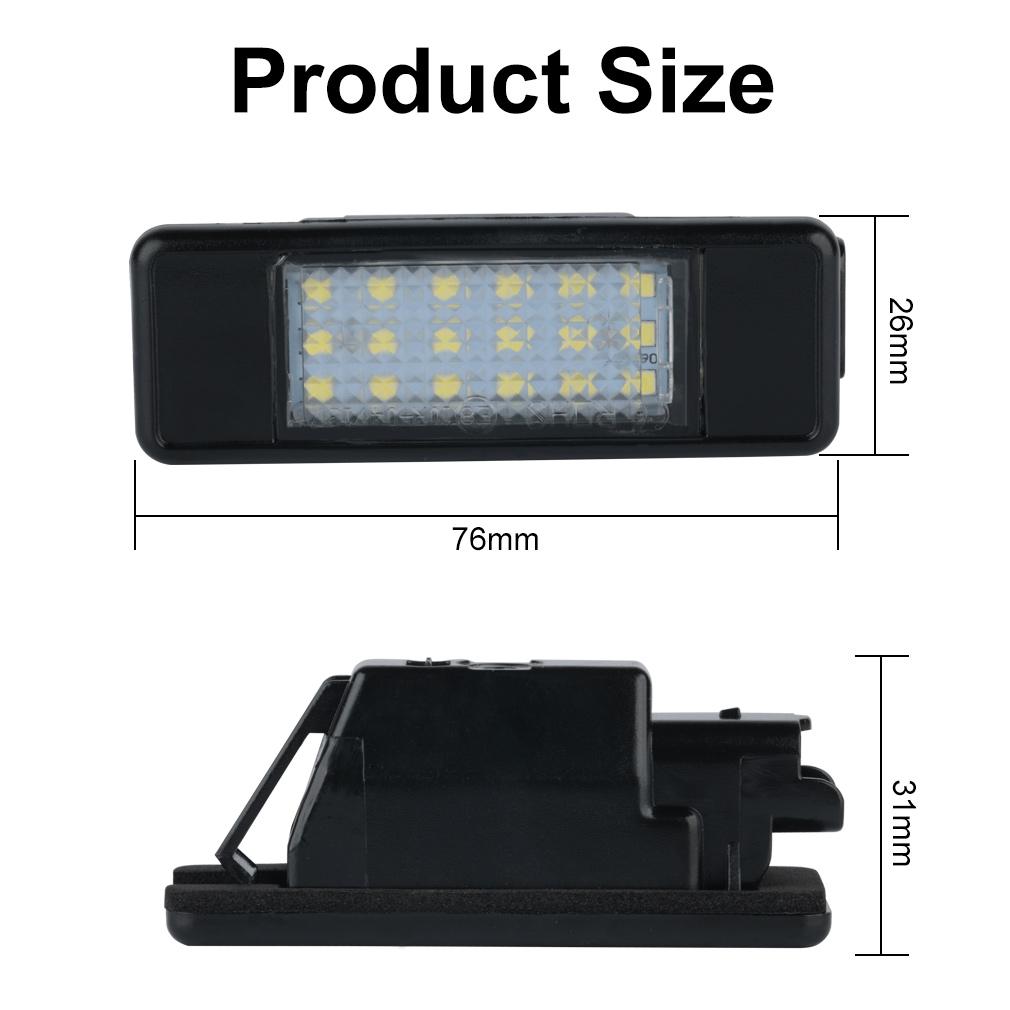 2 шт., белый 18SMD светодиодный светильник номерного знака, лампы для номера автомобиля для Mercedes Benz Vito W639 Sprinter W906 2006- Viano W639 2003-2014 Canbus без ошибок