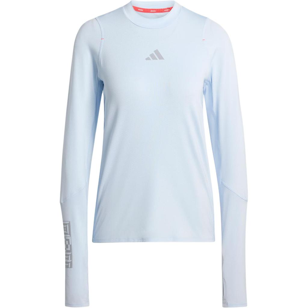 adidas Женская футболка с длинным рукавом ADIZERO Crystal Blue KB1514